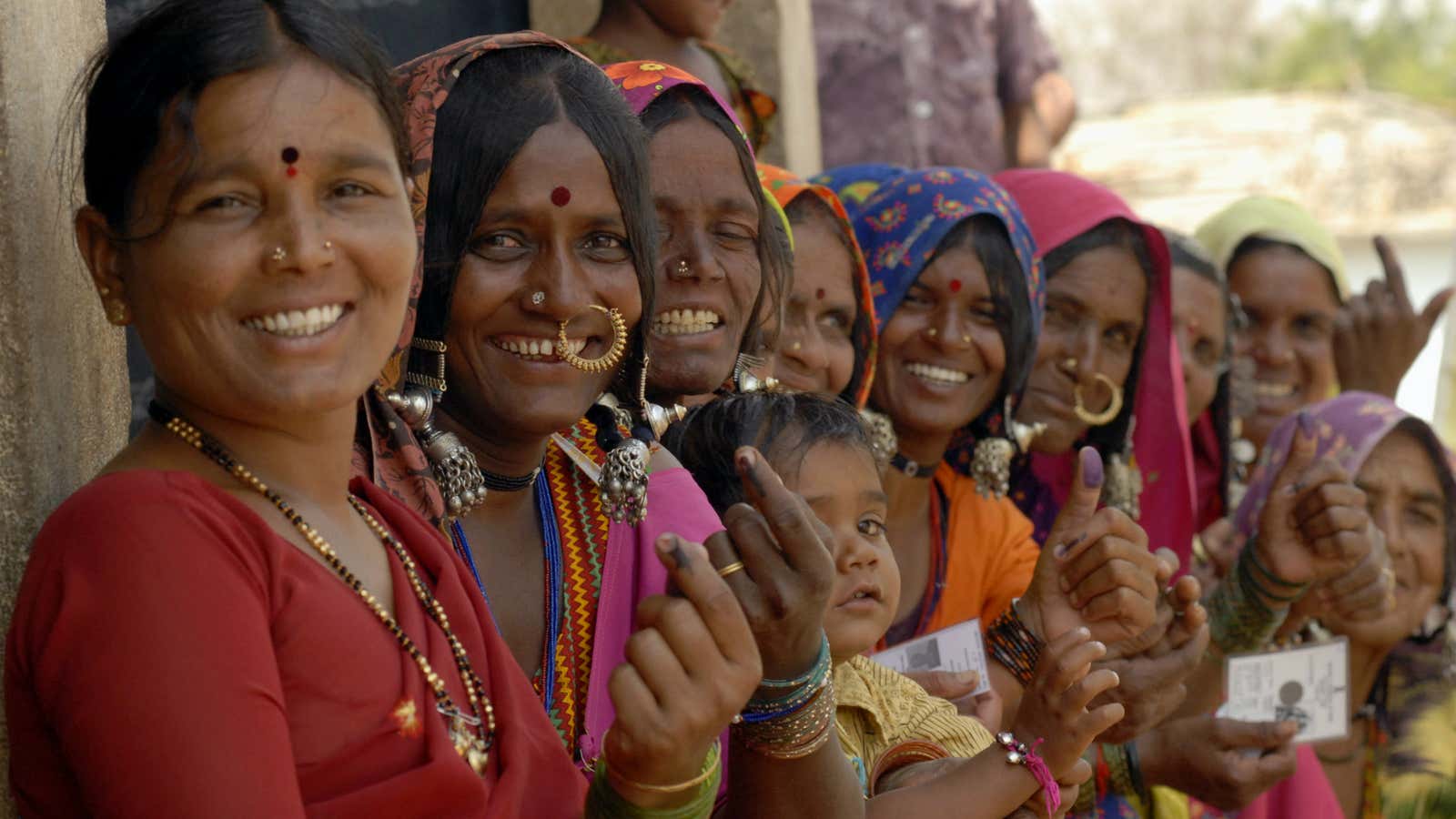 Voters in Andhra Pradesh.