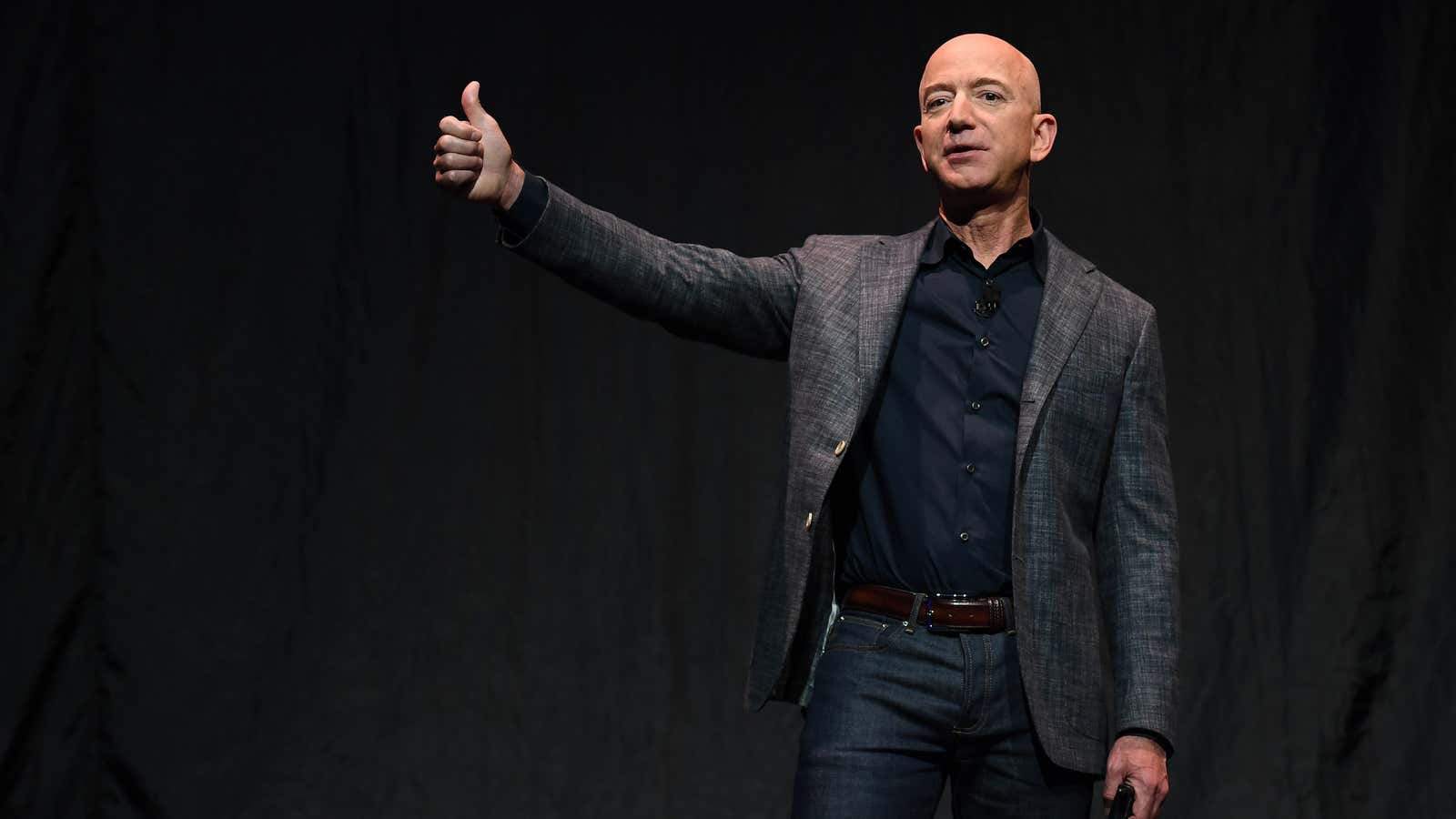 Thumbs up from Bezos.