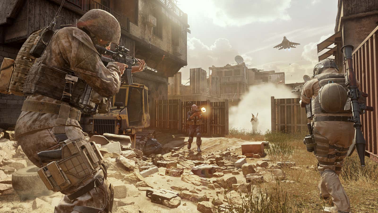 A still from Call of Duty: Modern Warfare, the top-selling game of 2007.