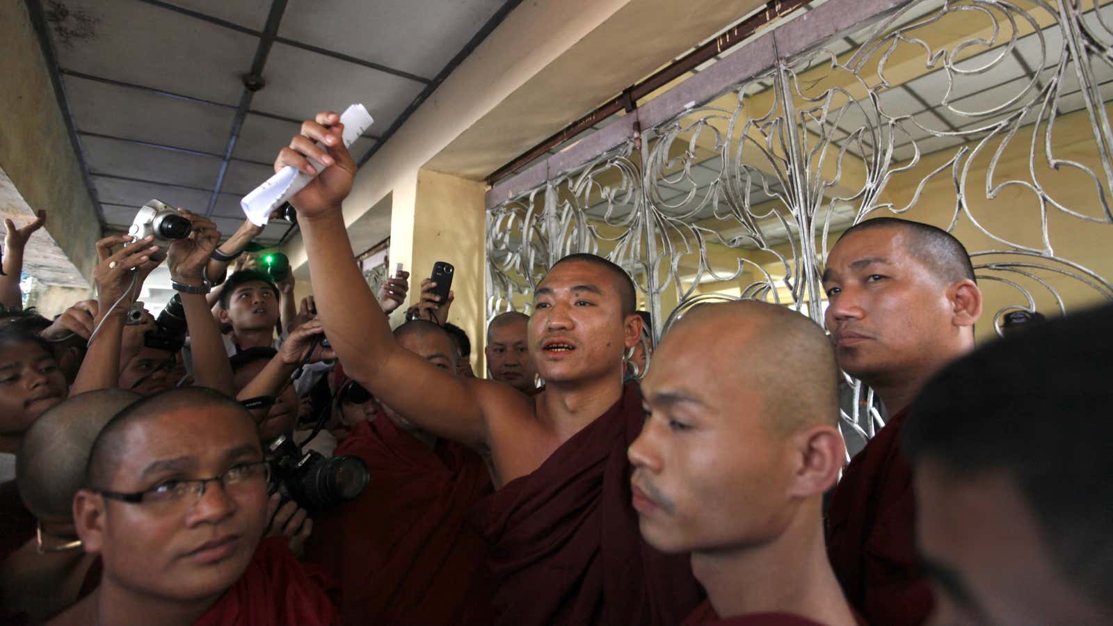 Gambira after his release in January 2012.