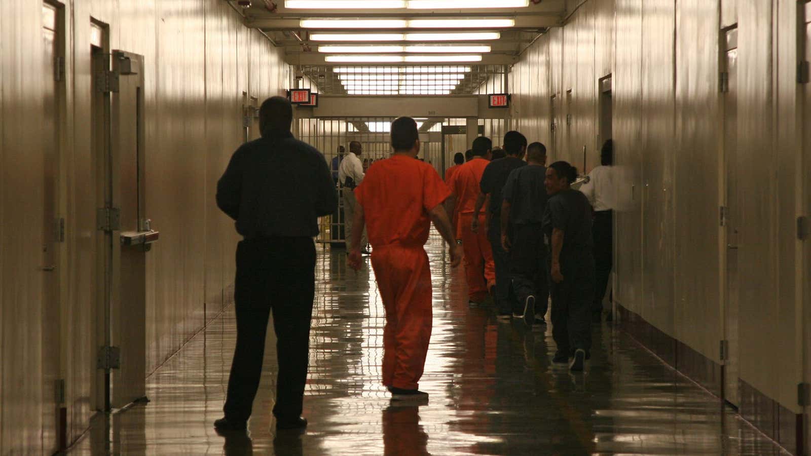 An immigration detention center in Georgia.