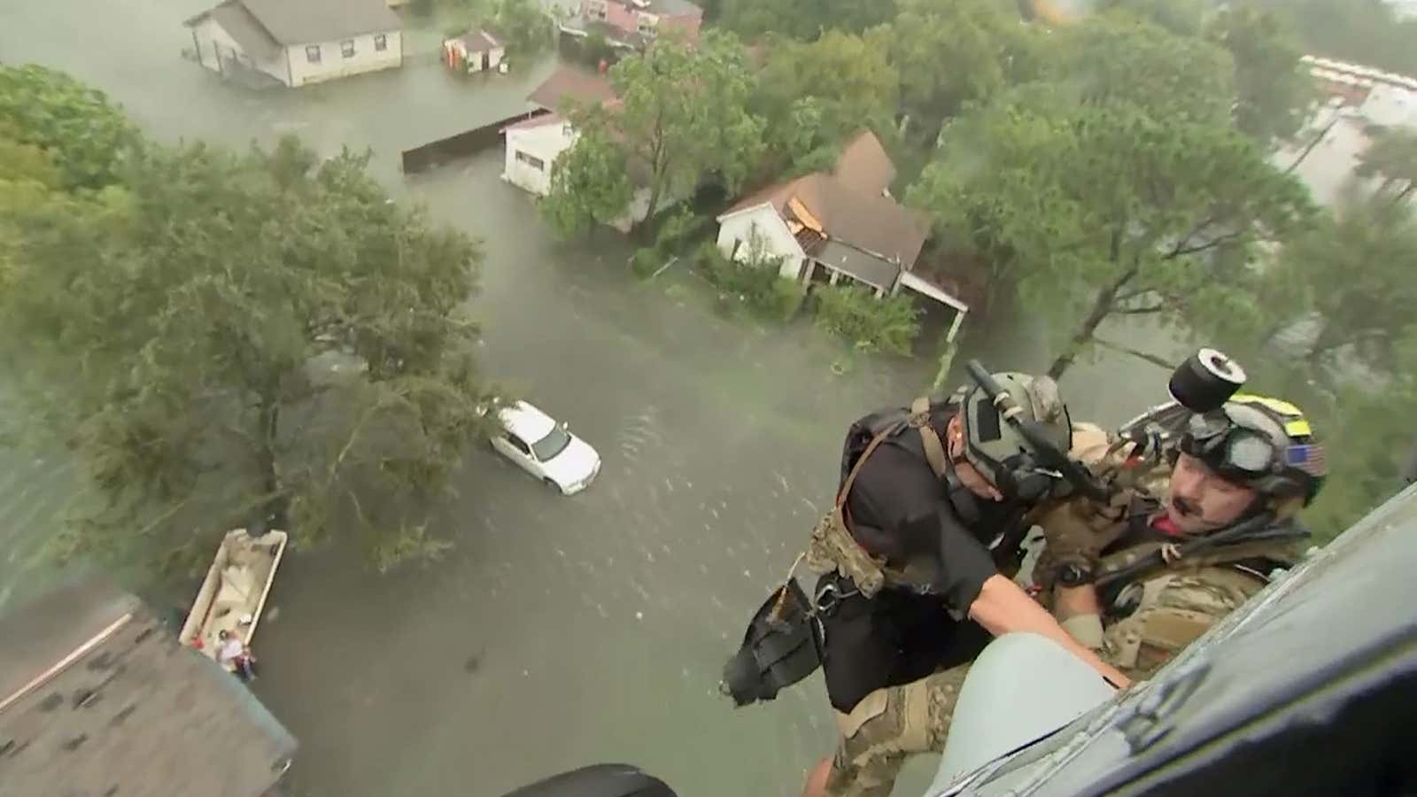 Hurricane Harvey, in 2017, confounded forecasters