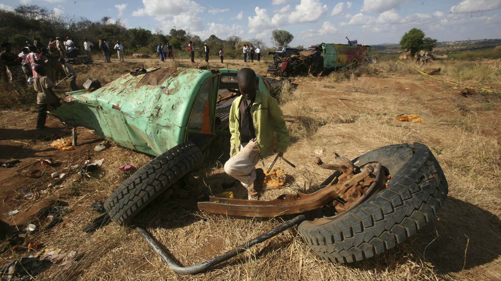 Roads in Africa can be deadly.