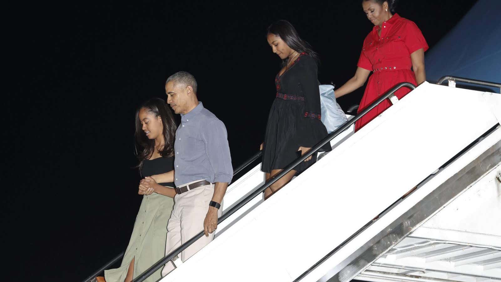 President Obama spoke to NPR before flying to Hawaii for his last family vacation as president.