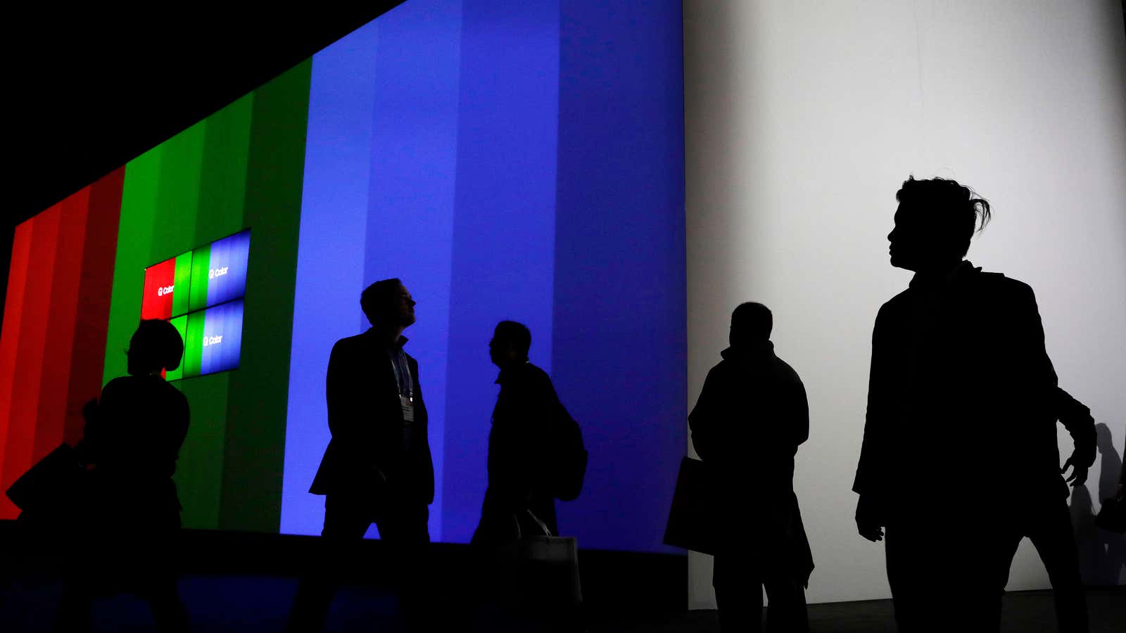 CES attendants at Samsung’s booth last year.