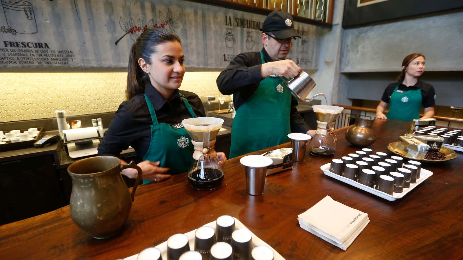 A Chemex? At Starbucks?