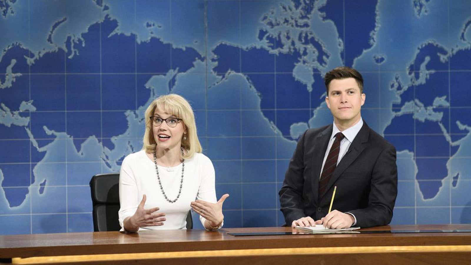 McKinnon’s versatility is salvaging SNL’s latest season.