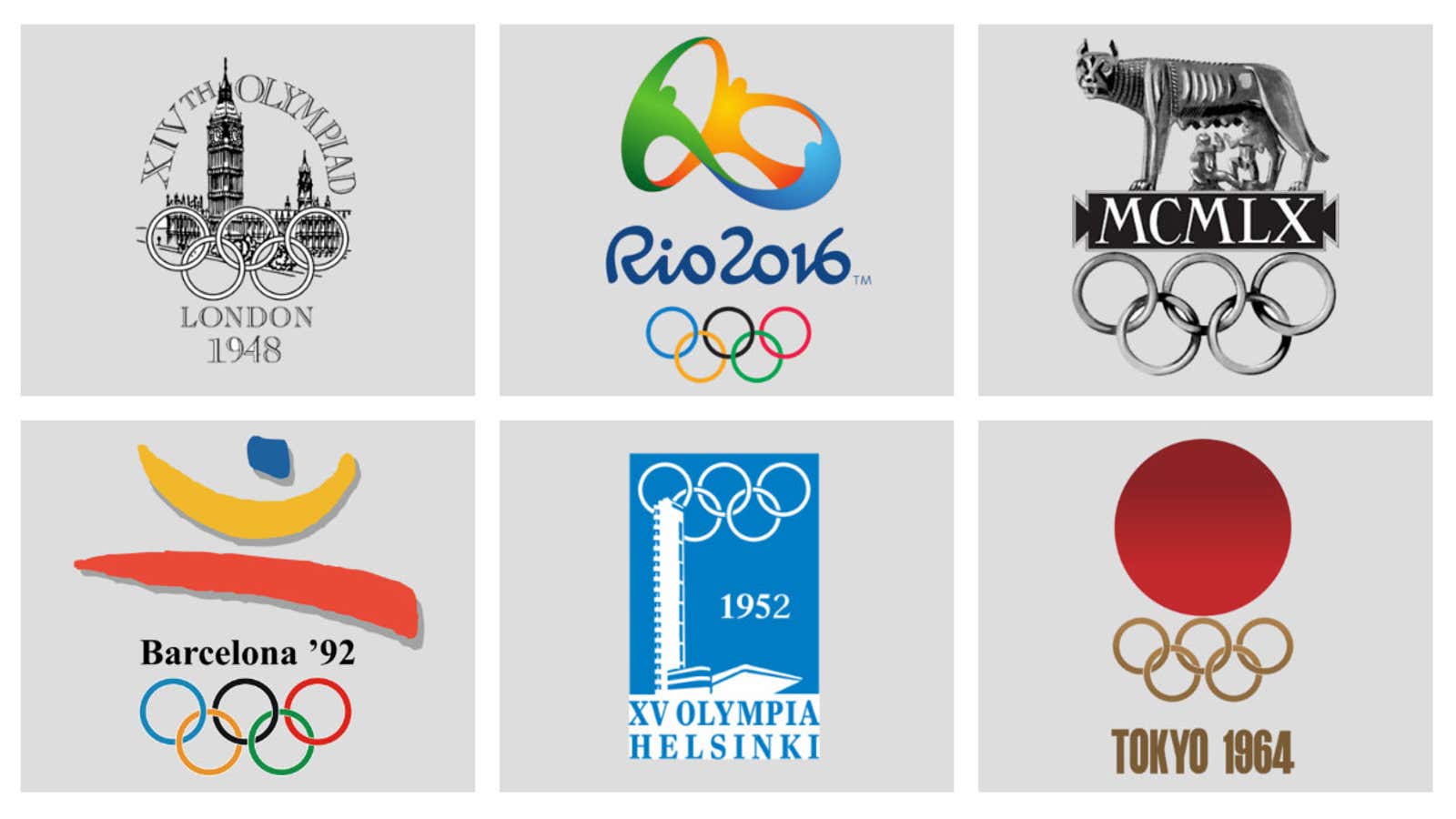 Rio 2016: The best and worst Olympic logo designs through the ages ...