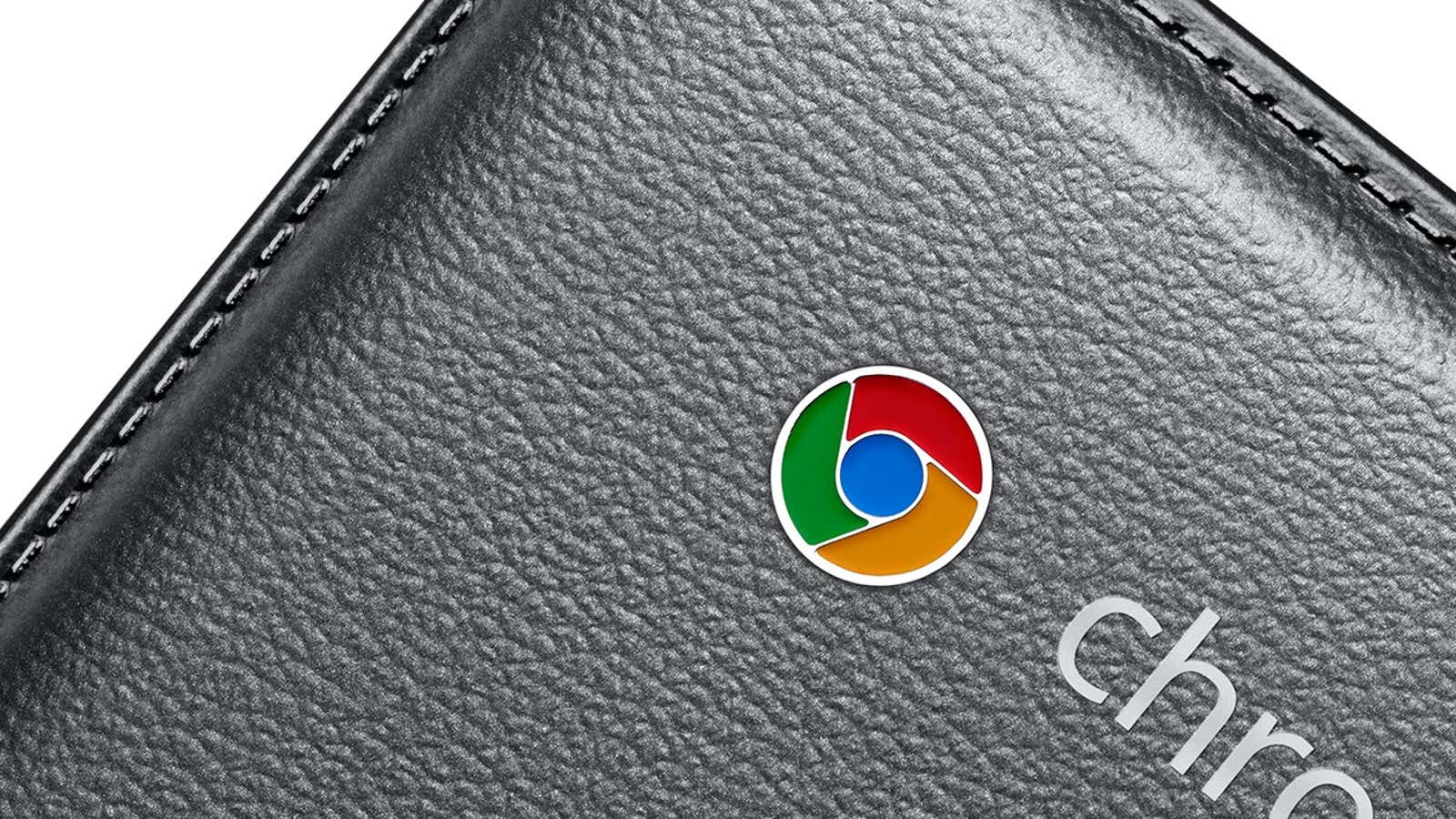 About the only thing to dislike about the Samsung Chromebook 2 is its leatherette finish.