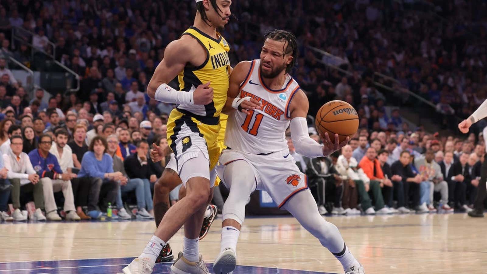 Image for Jalen Brunson guides Knicks to Game 1 win over Pacers