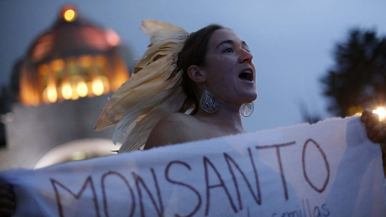 Monsanto really riles people up.