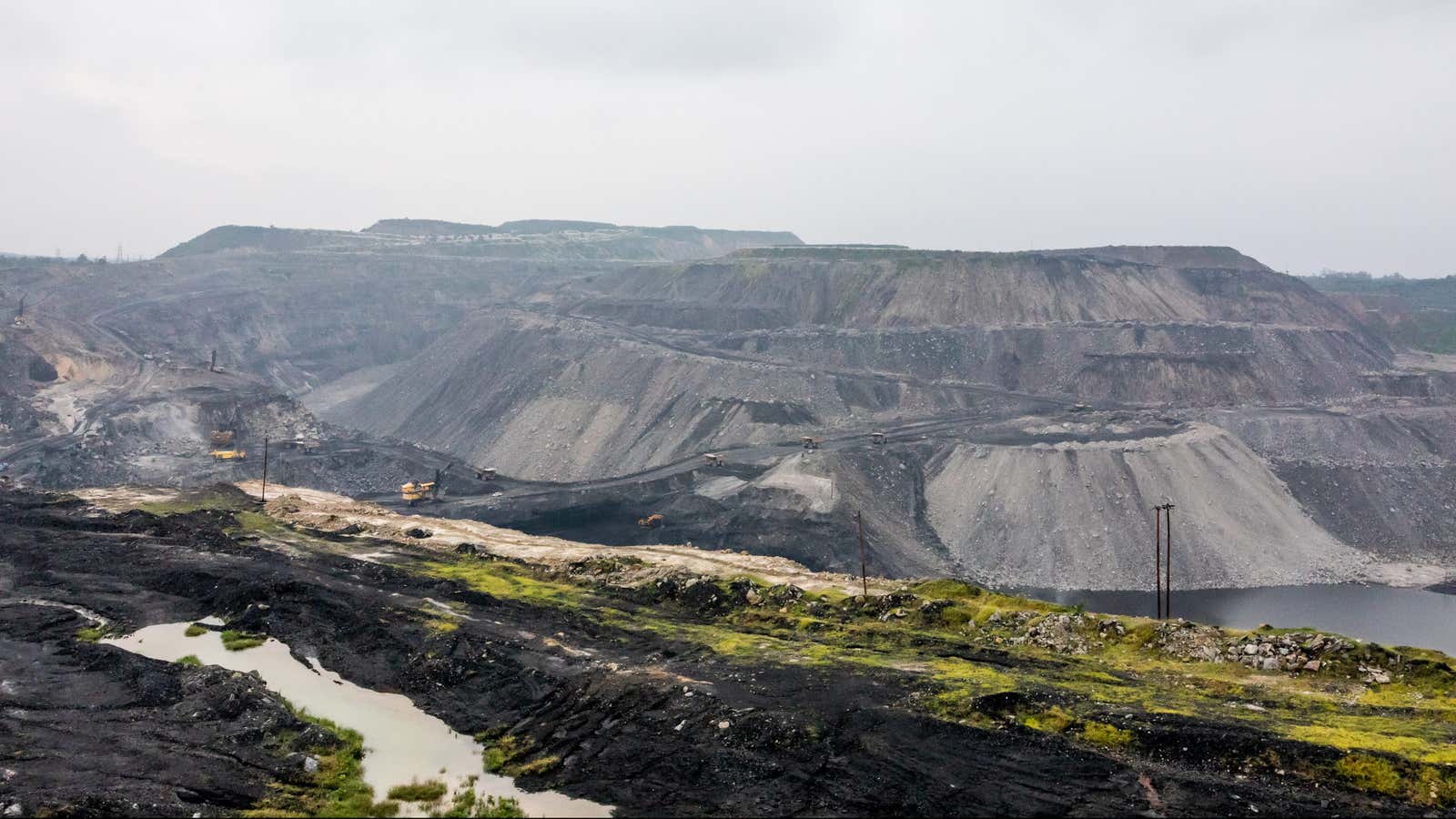 An extension of the Dipka mine near Hardi Bazar in Korba, Chhattisgarh, India.