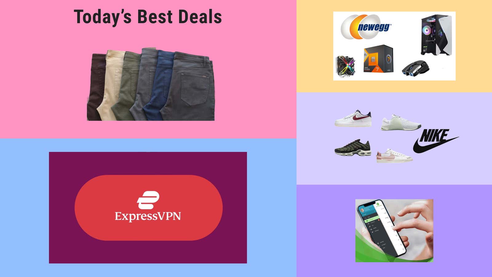 Daily Deals, Up to 90% Off