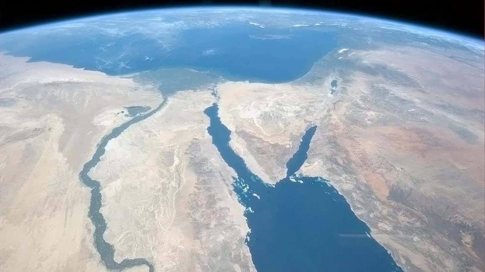 The Nile and the Sinai Peninsula