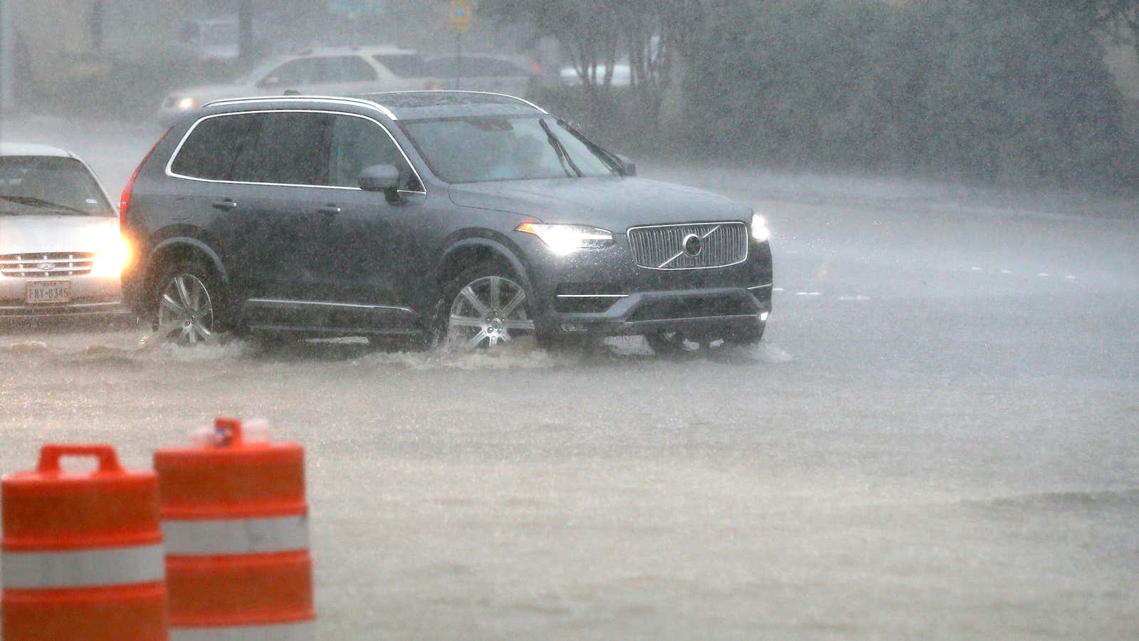 “Turn around, don’t drown” is the motto in Texas this weekend.