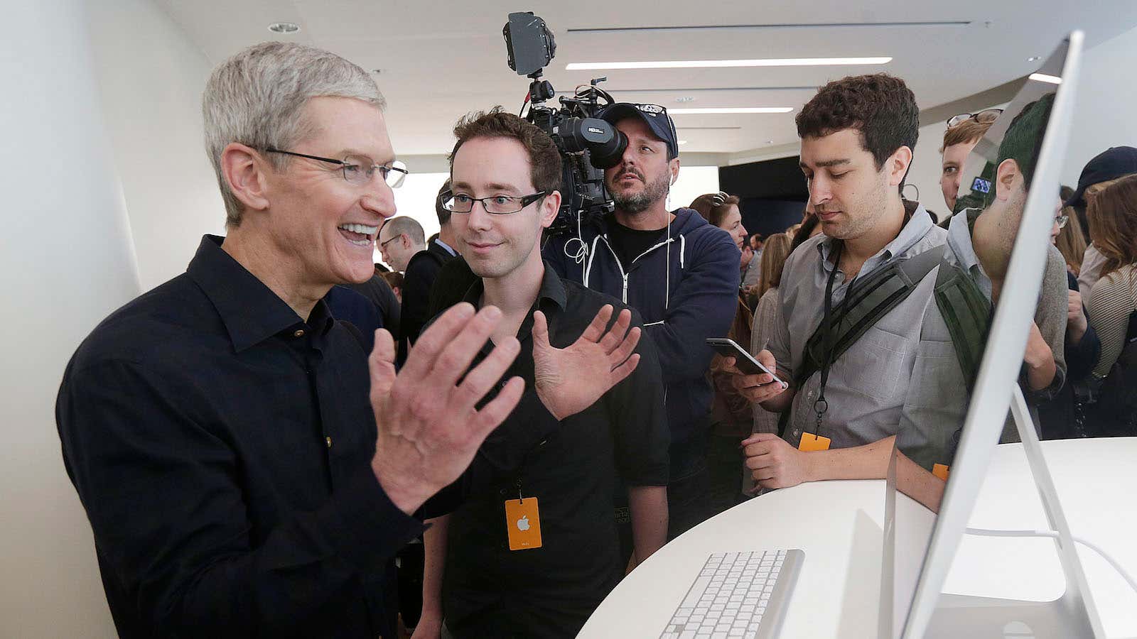 Even Tim Cook can learn something new.