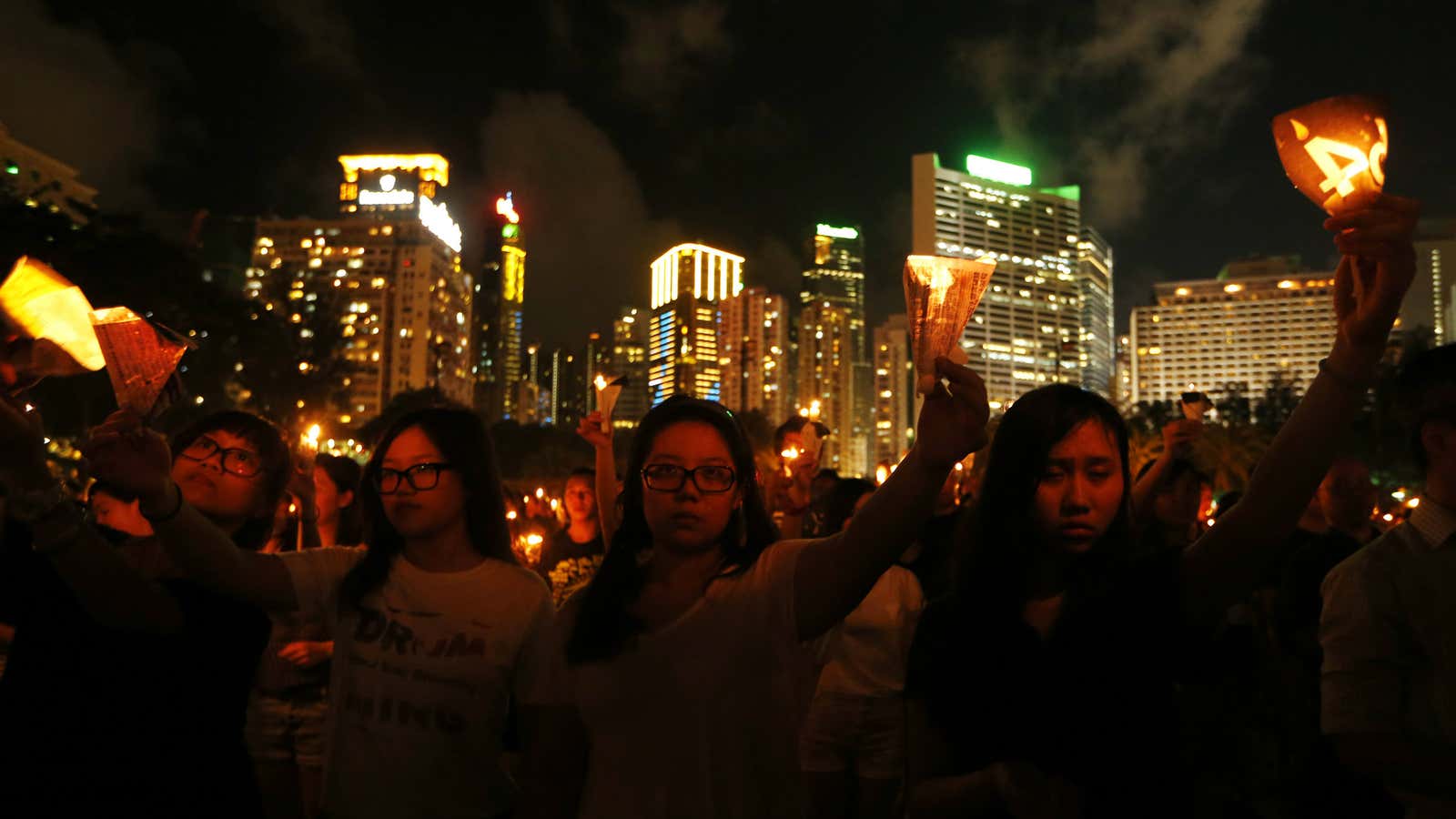 Last year’s Victoria Park vigil.