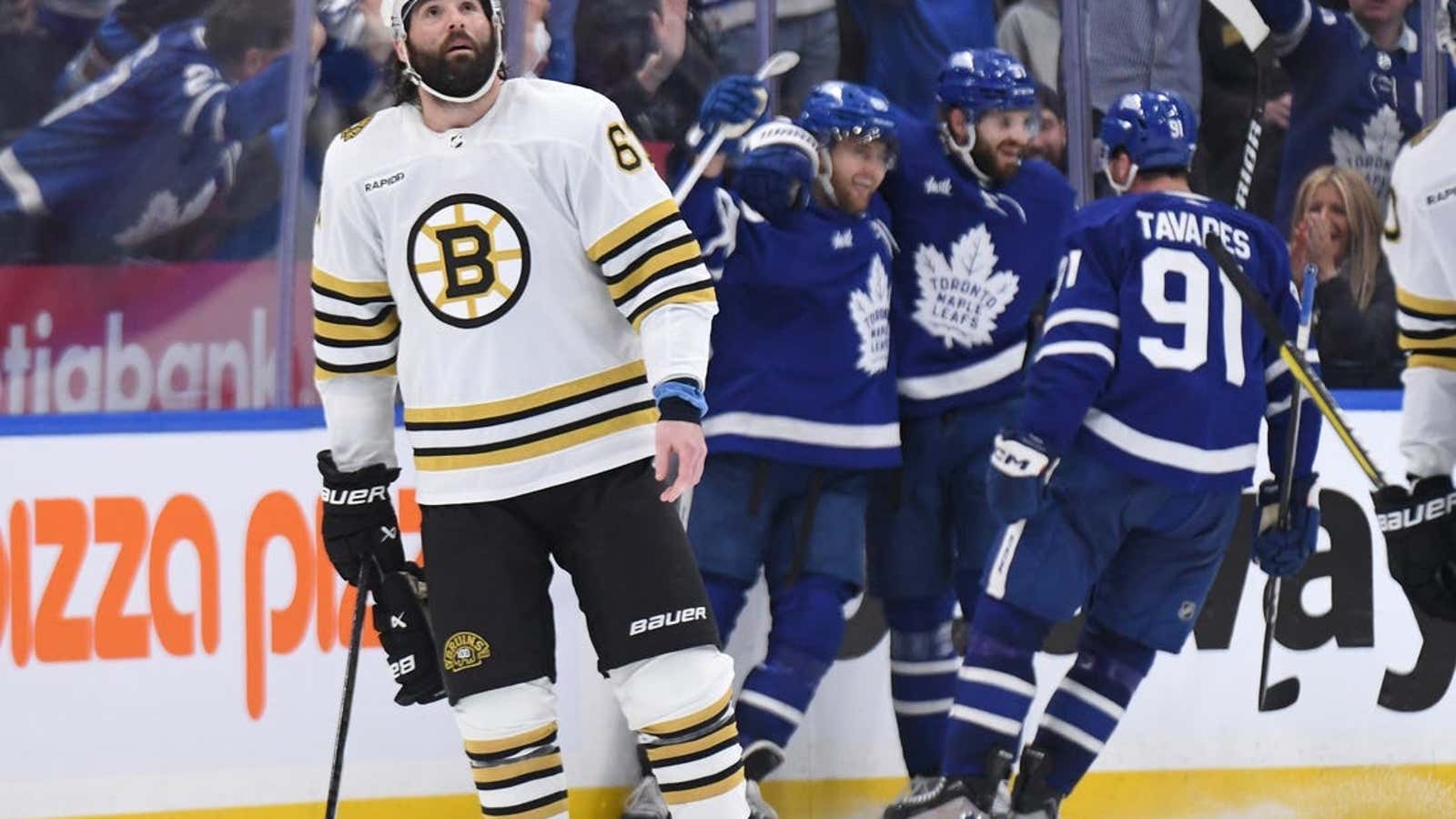 Image for Maple Leafs try to complete comeback against stumbling Bruins