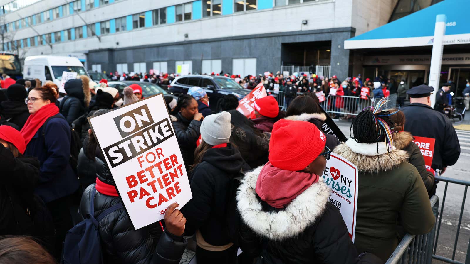 🌎 NYC nurses on strike