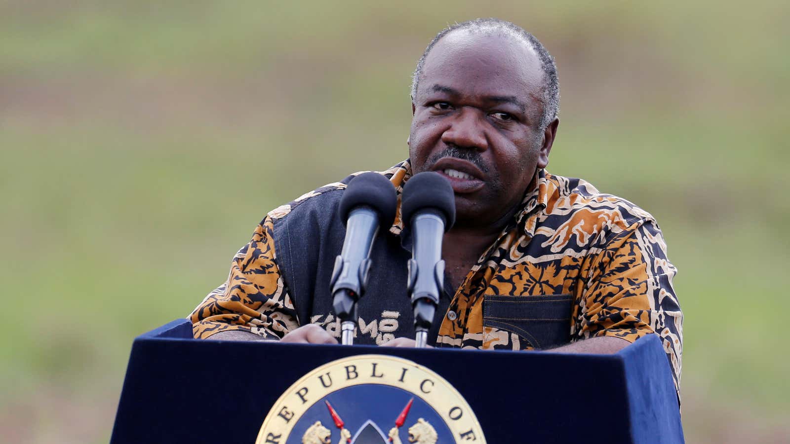 President Ali Bongo.