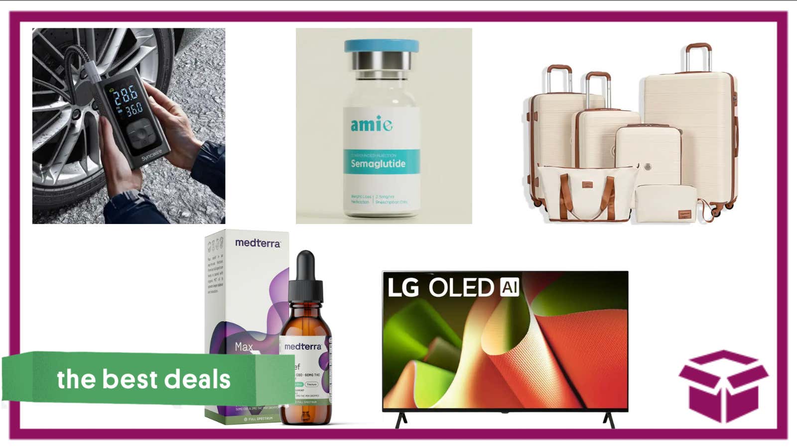 Image for Best Deals of the Day: LG, Medterra, Amie, Syncwire, Travelhouse & More