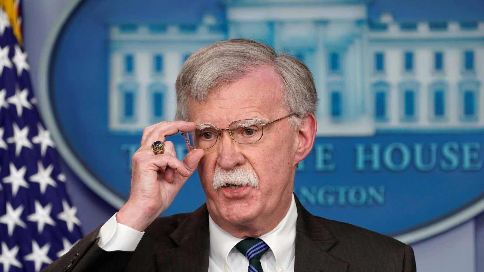 President Trump has “announced his position very clearly” on the Khashoggi murder, Bolton added.