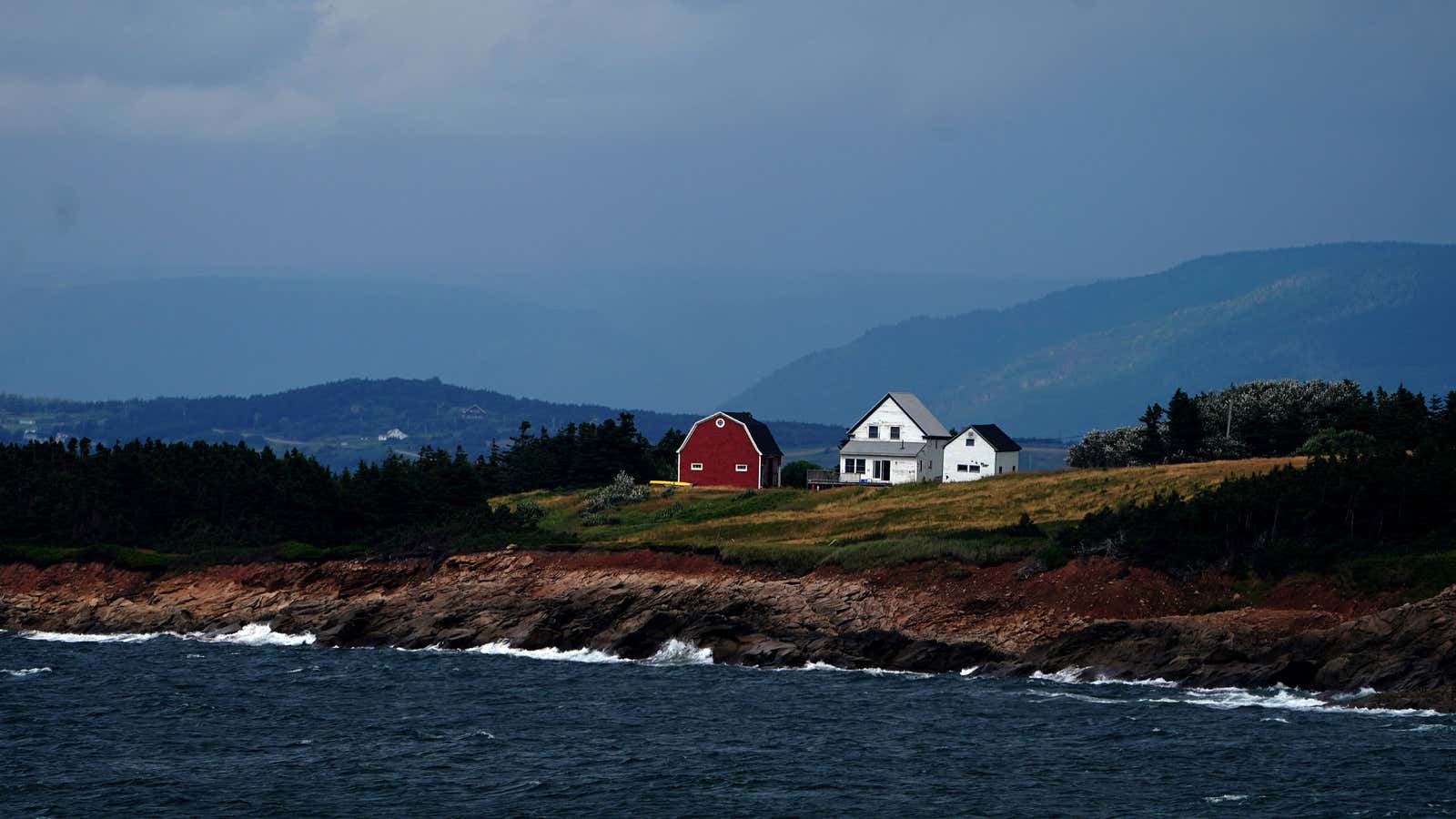 A farm in Nova Scotia, Canada