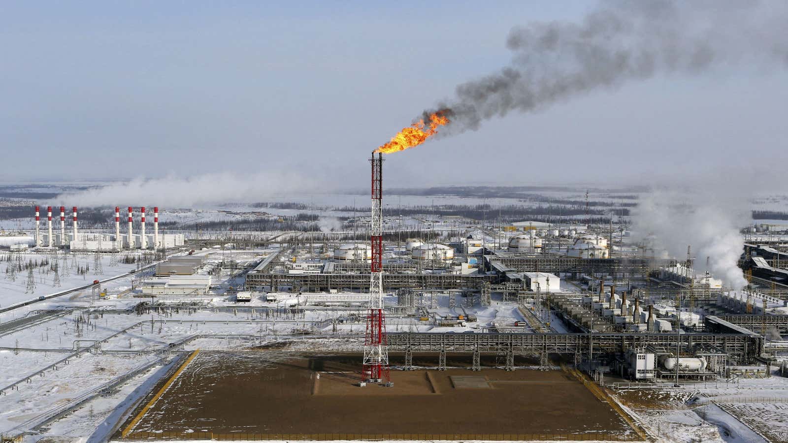 Russian oil fields supply Europe with a quarter of its oil.