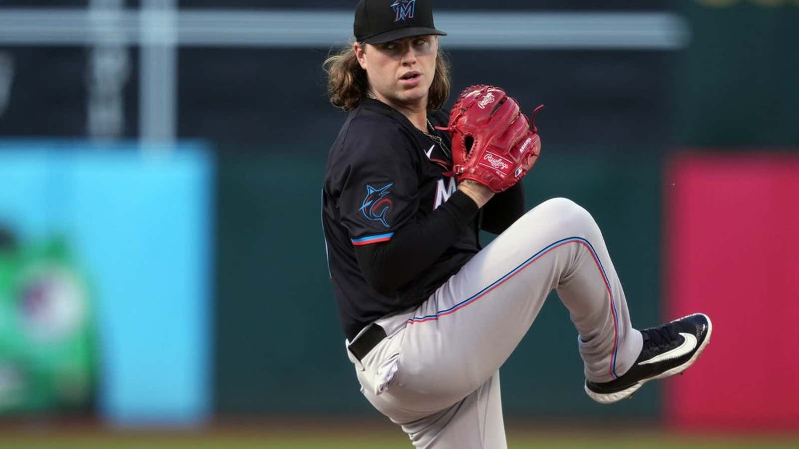 Image for Ryan Weathers, Marlins hope to slow Dodgers' roll