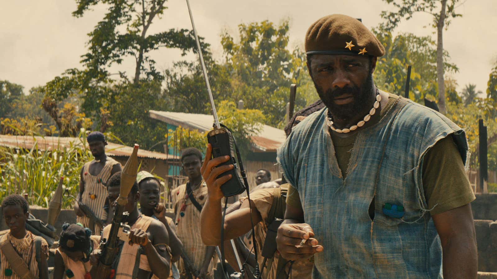 Idris Elba in Netflix’s “Beasts of No Nation.”