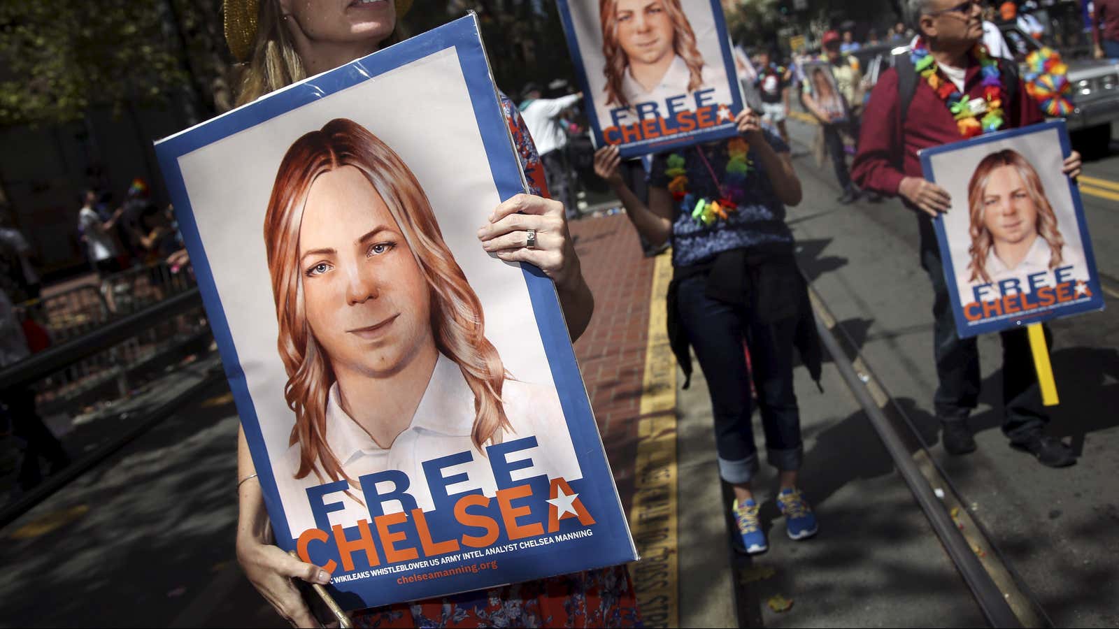 Manning is an advocate for transgender rights and freedom of speech.