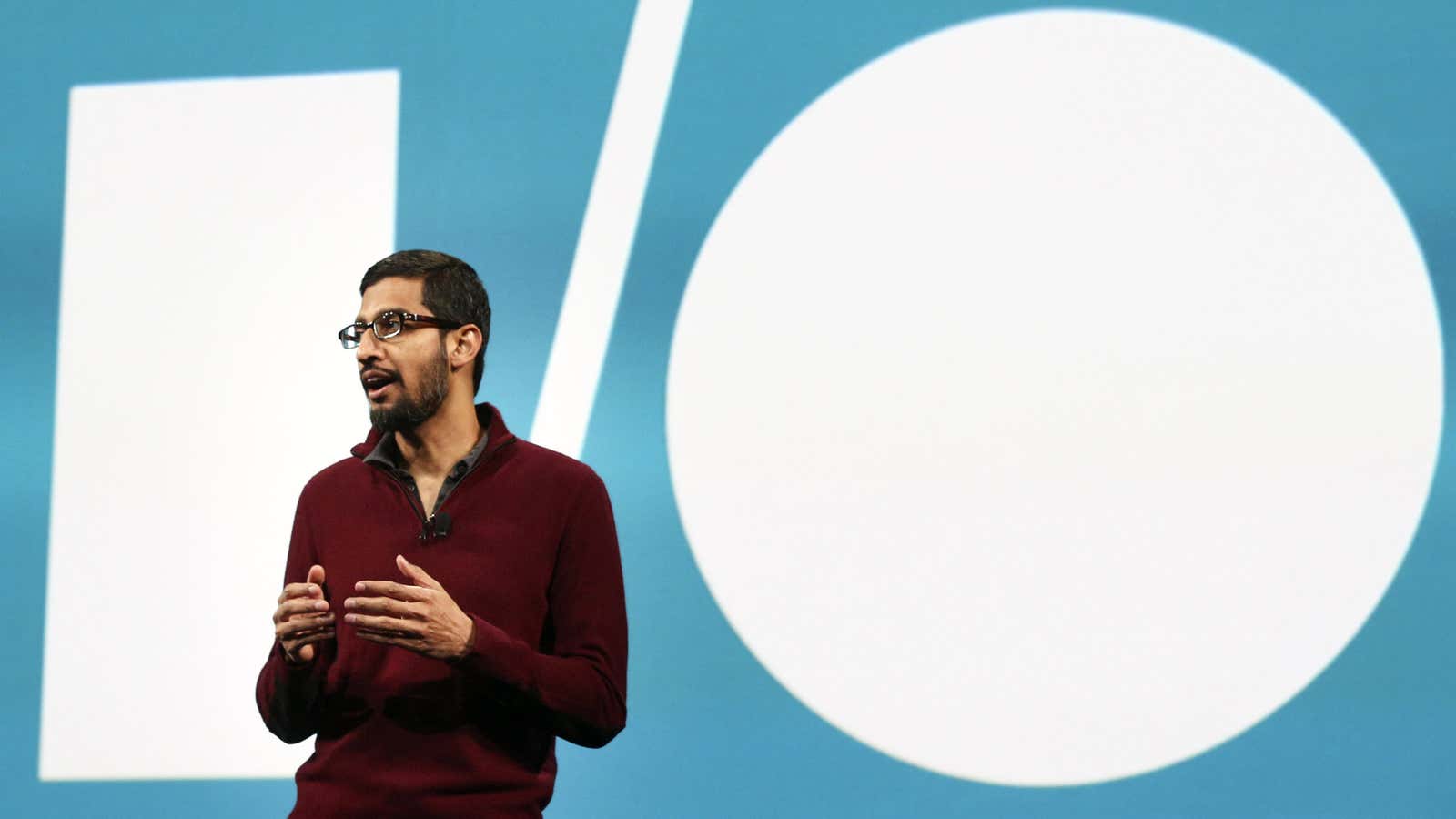 Sundar Pichai, the overseer of Android.