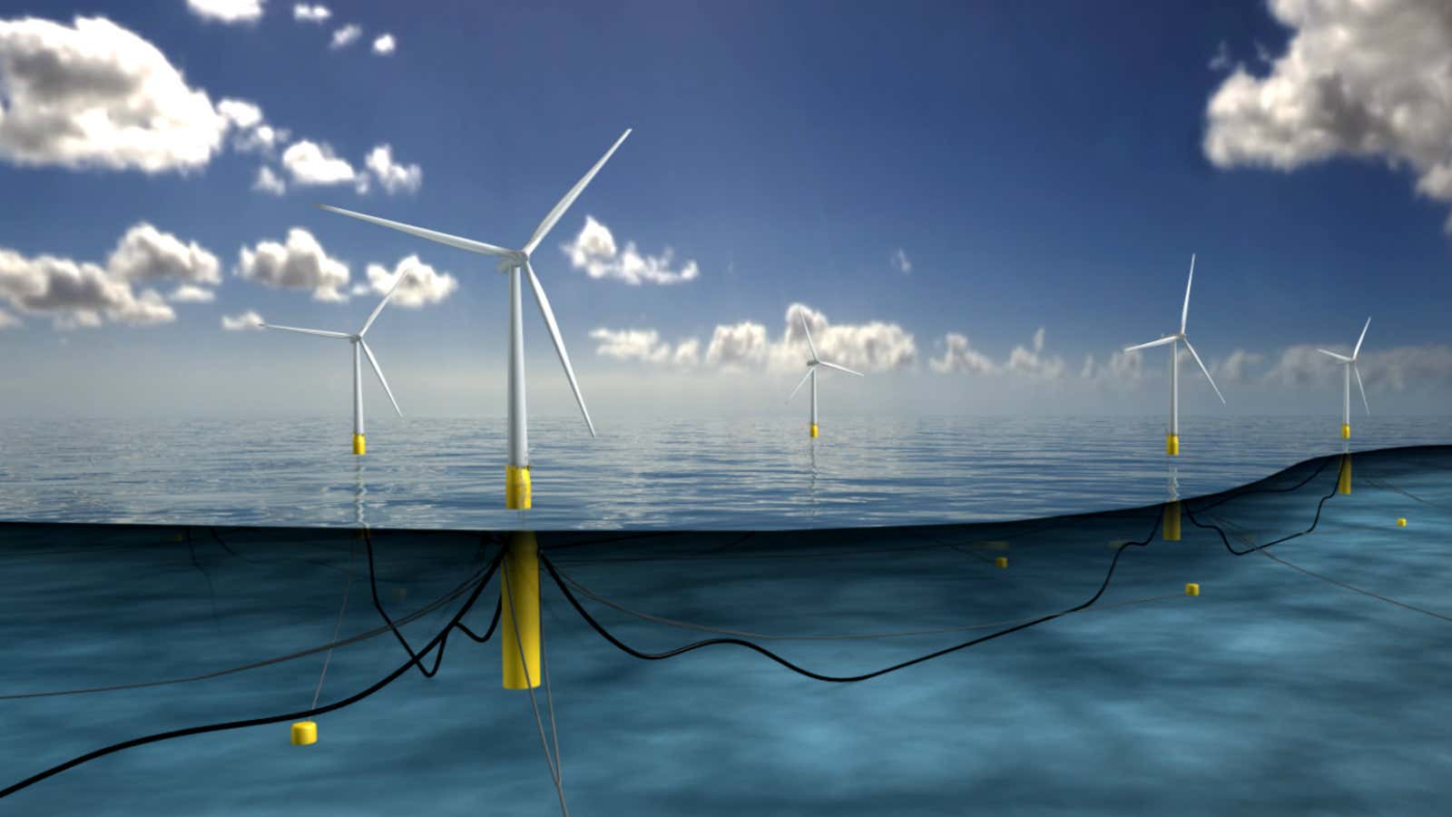 Floating turbines could be the future of wind power.