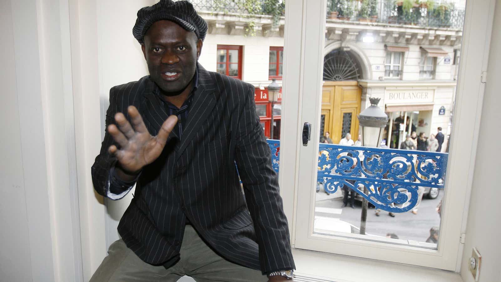 French Congolese born author Alain Mabanckou