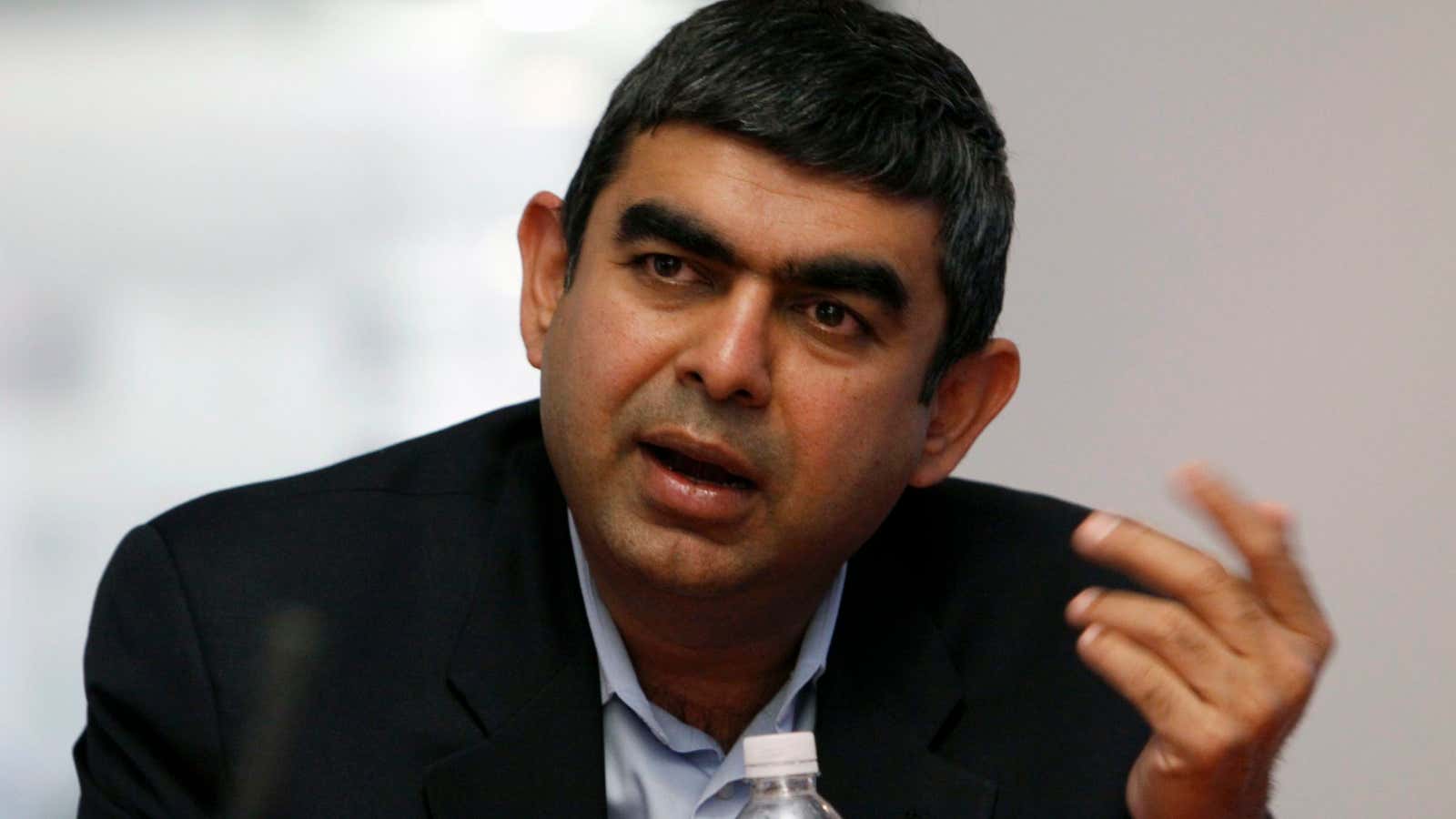 Vishal Sikka, the CEO-designate at Infosys.