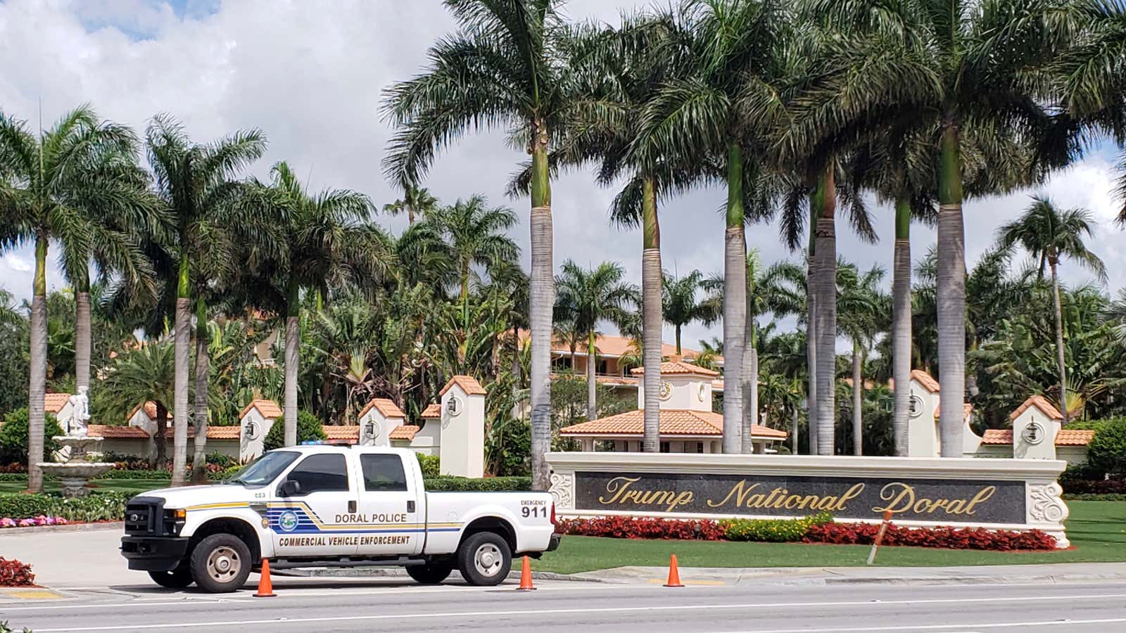 Vacancies but still no summit at the Trump National Doral Golf Club.