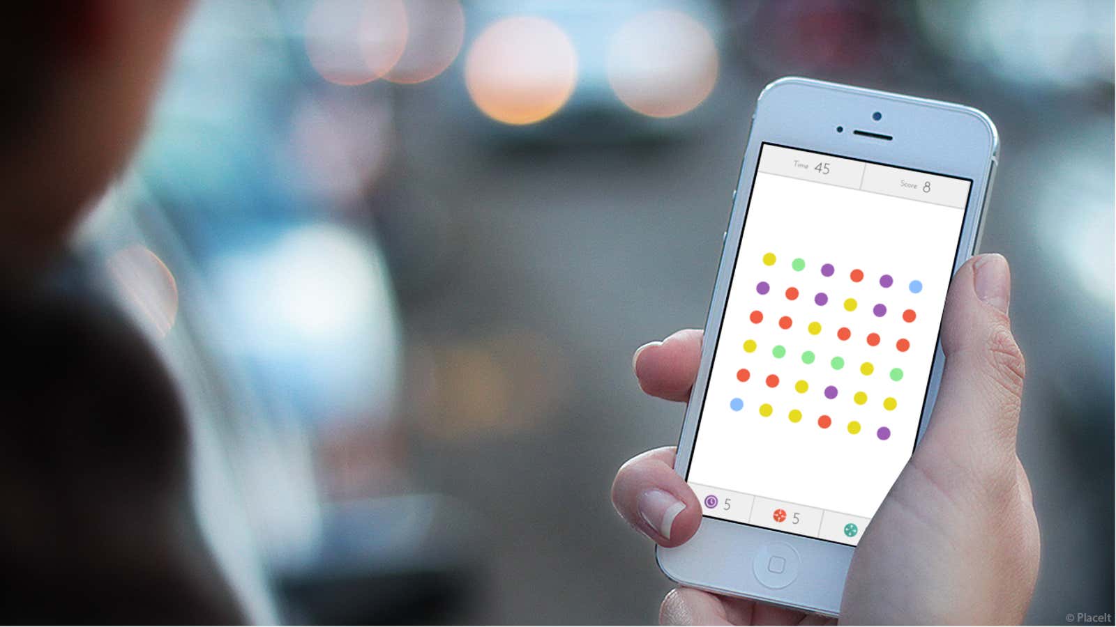 Dots, the iPhone game.