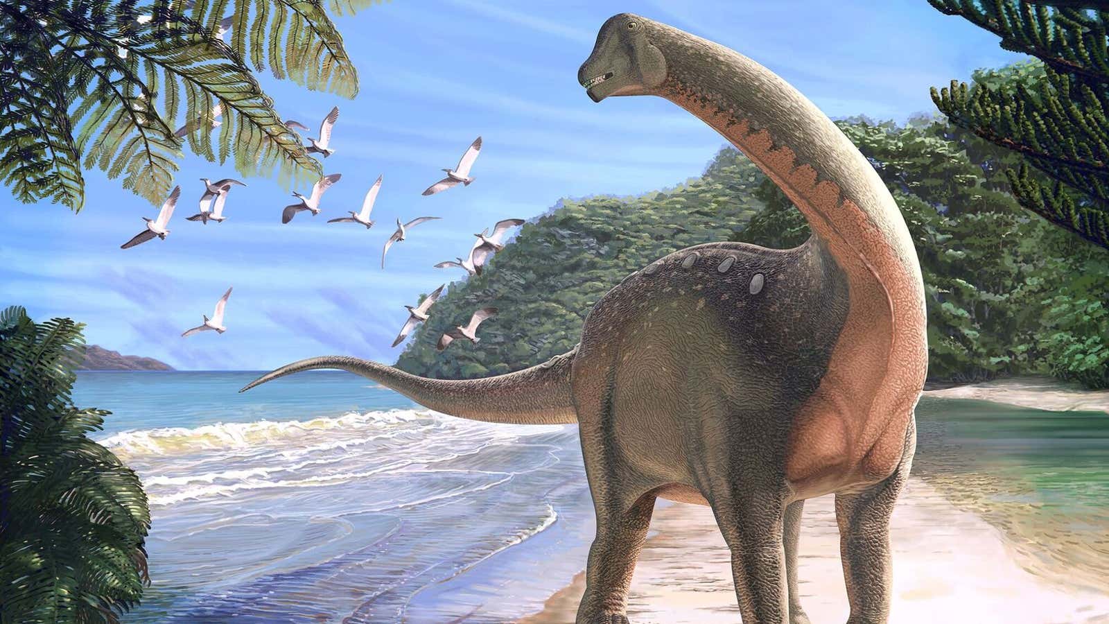 Mansourasaurus life reconstruction