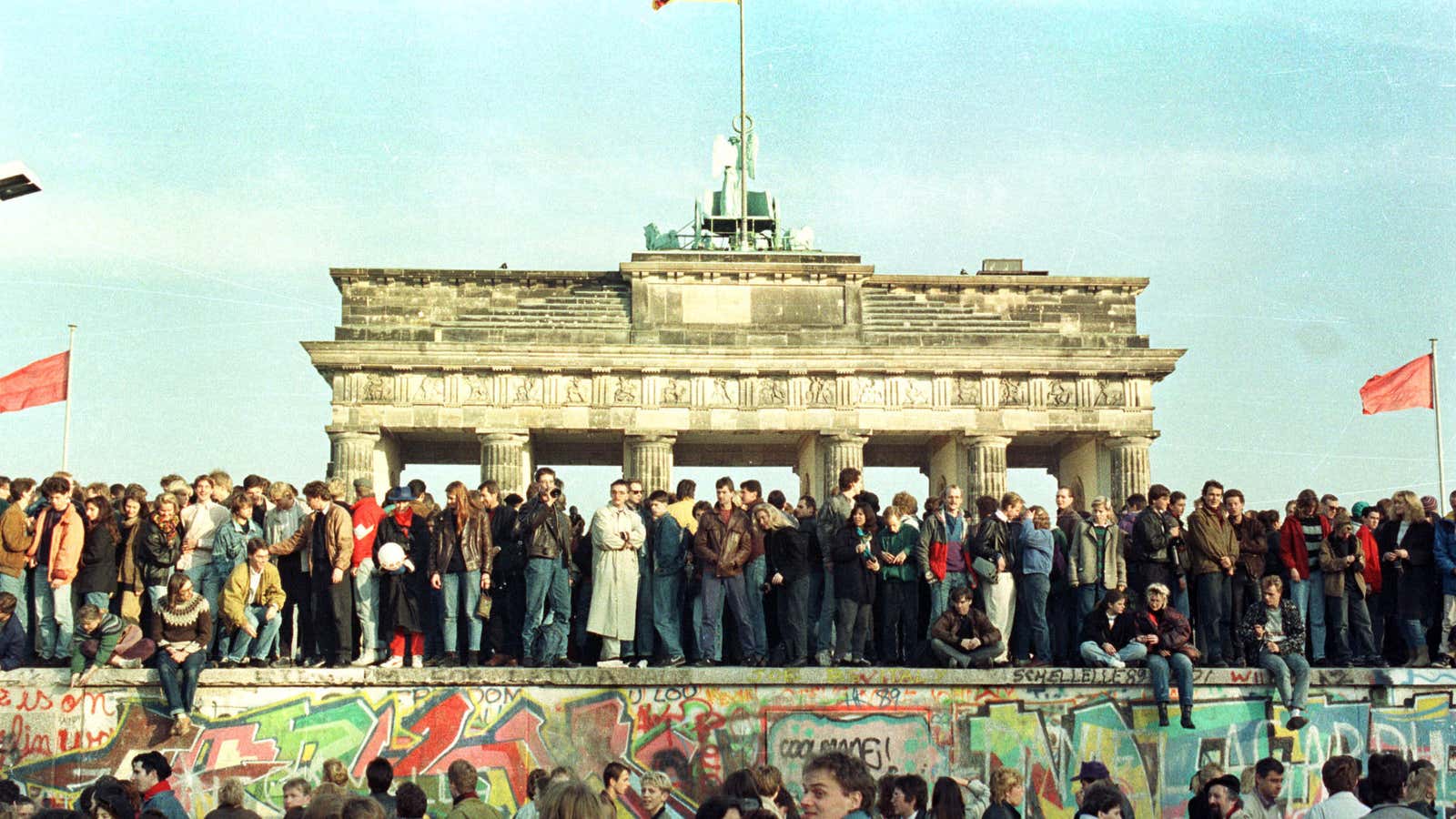 The Berlin Wall came down 27 years ago on Nov. 9.