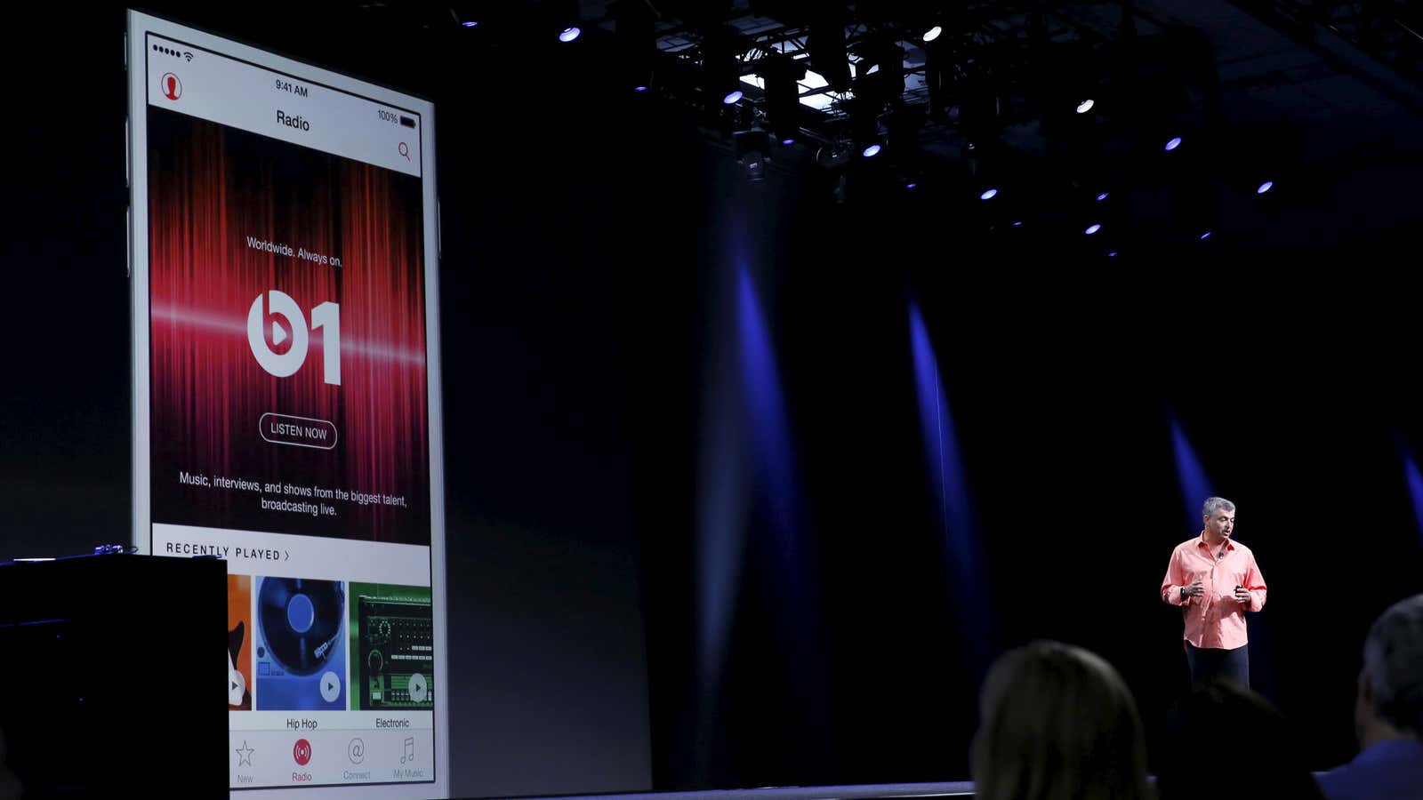 Apple Music’s new service is winnings raves because people run the show, not algorithms.