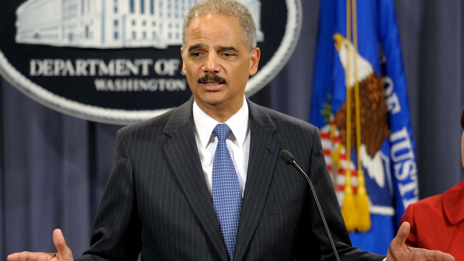 US attorney general Eric Holder to Apple: Show me the money.