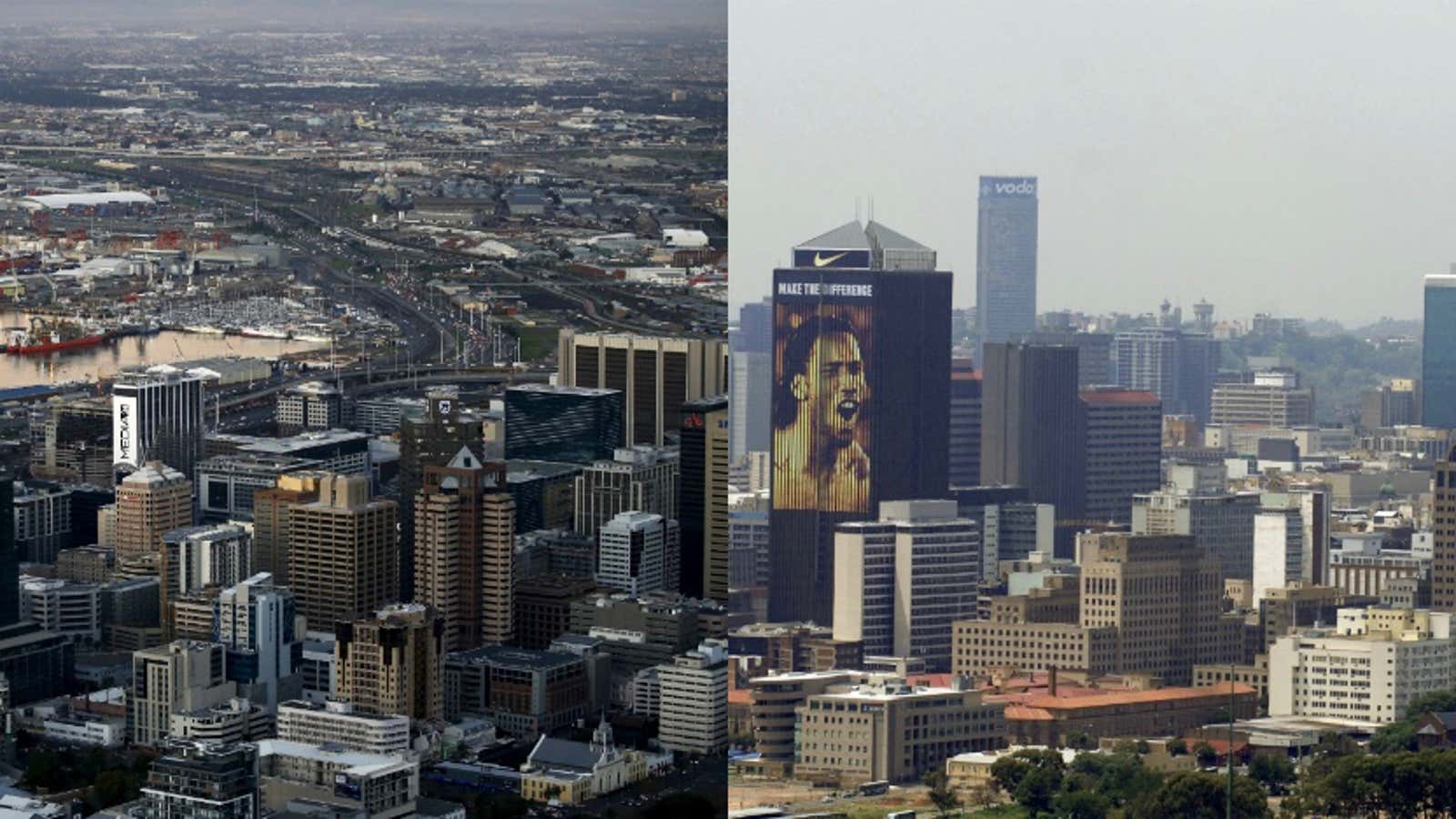 Cape Town versus Johannesburg: the tech edition.