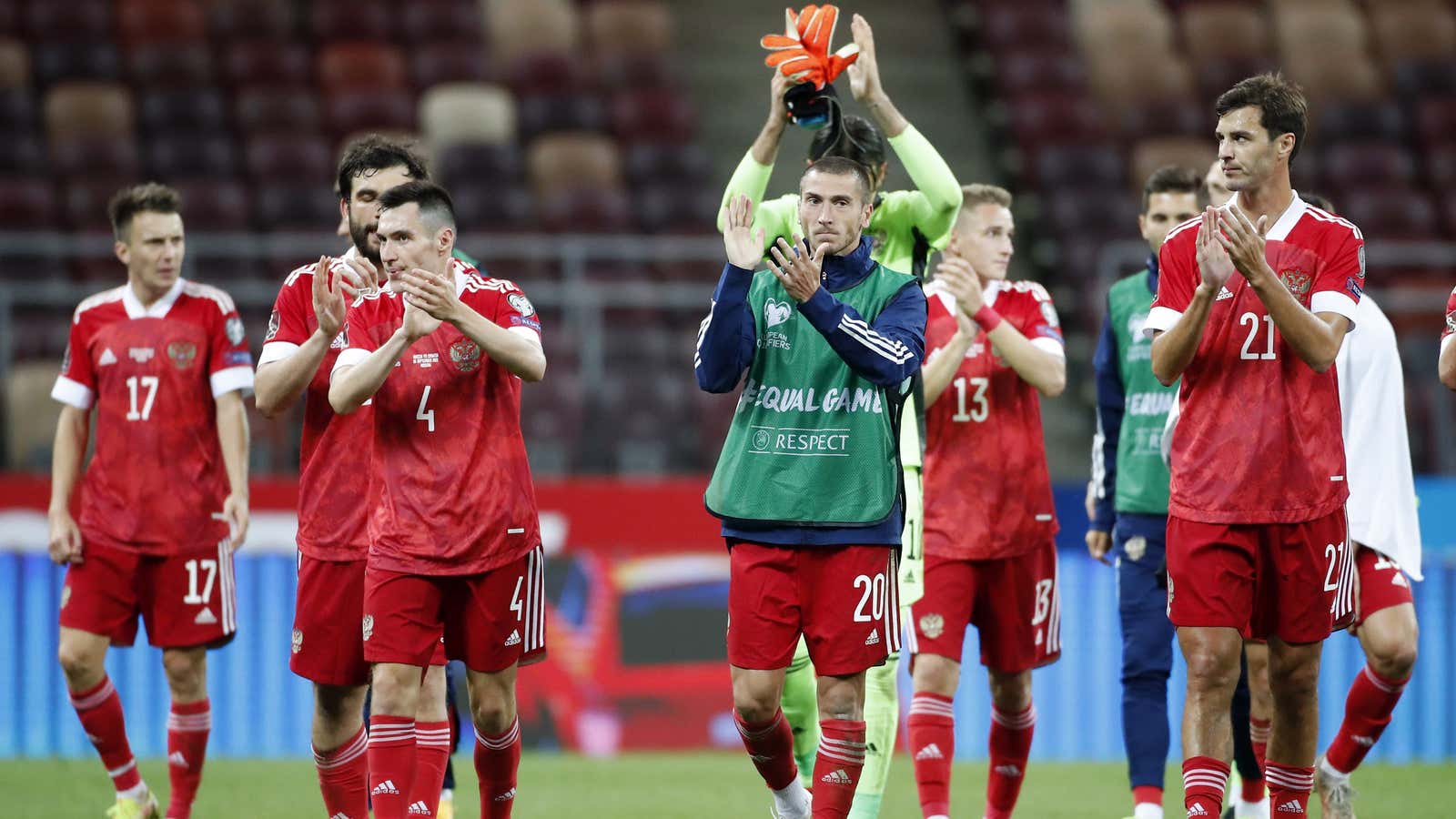 Soccer Football – World Cup – UEFA Qualifiers – Group H – Russia v Croatia – Luzhniki Stadium, Moscow, Russia – September 1, 2021 Russia’s…