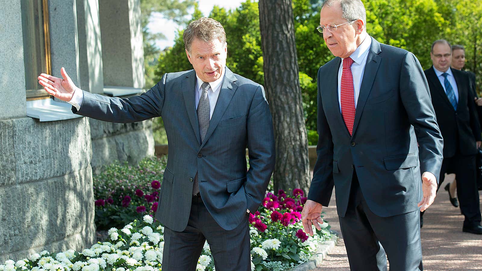 Niinisto, at left, is an unsung hero in the war against invasive wild parsnips.