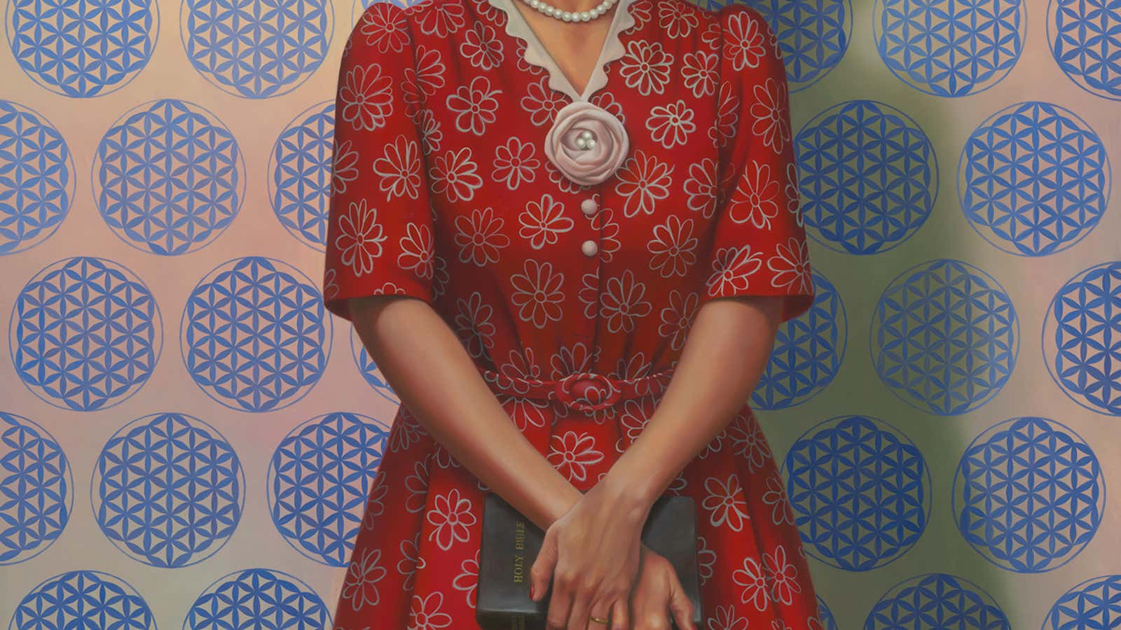 The full portrait of Henrietta Lacks in the National Portrait Gallery.