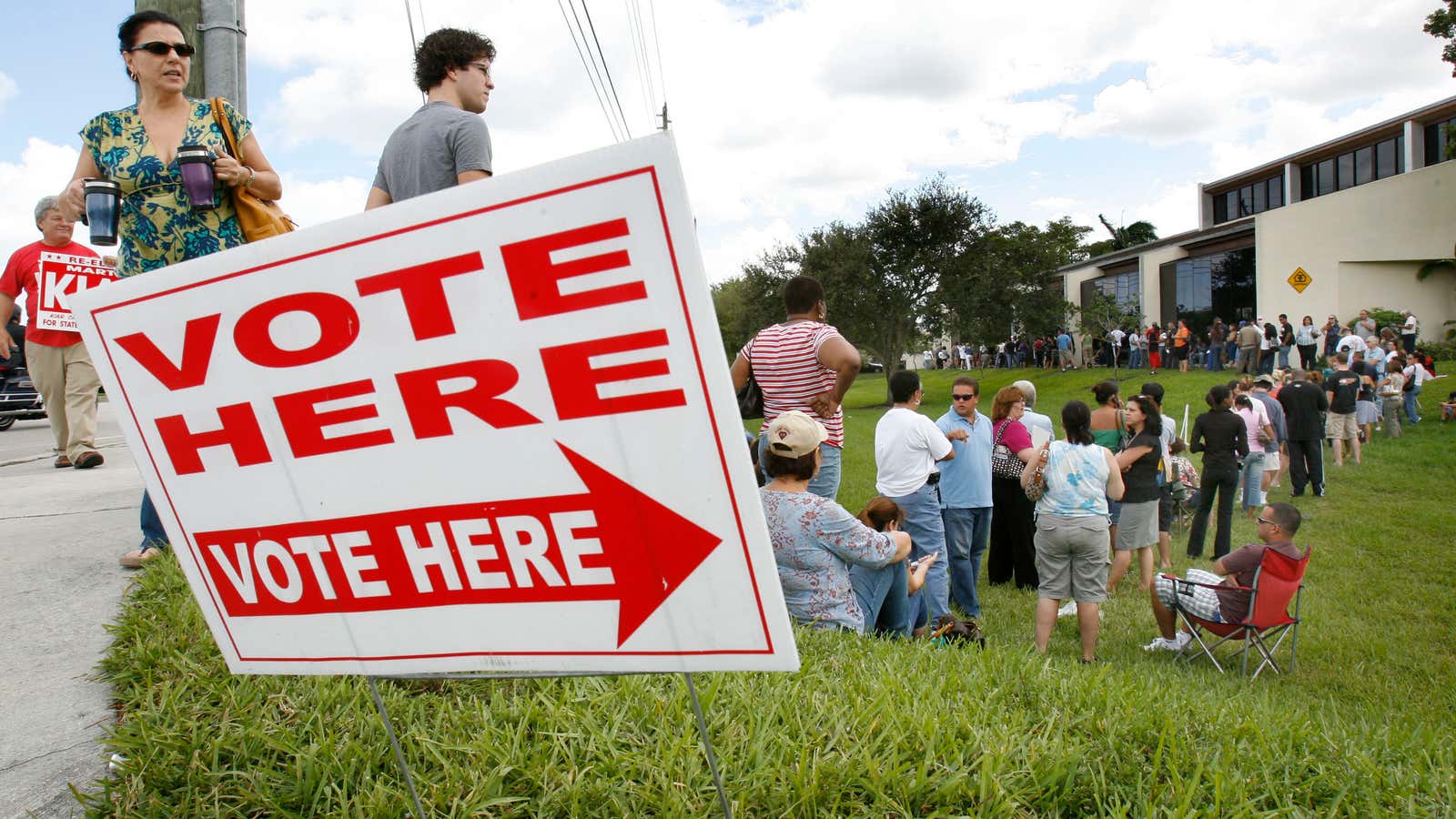 In 2008 some voters waited in line for as long as 4 hours.