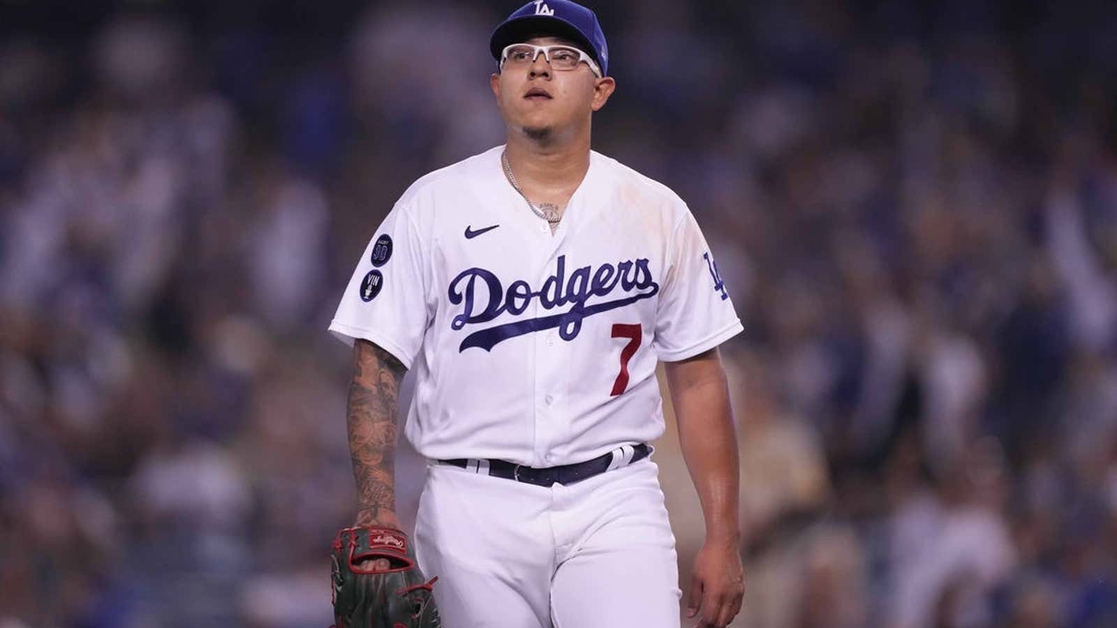 Image for Julio Urias pleads no contest to domestic battery
