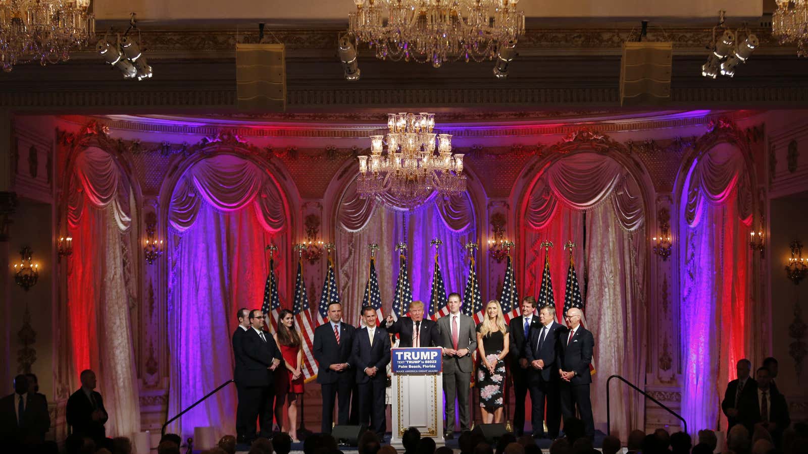 Inside Mar-A-Lago.