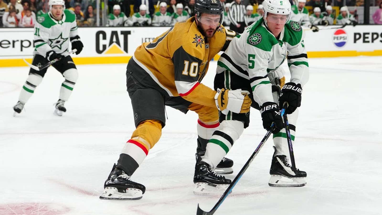 Image for Stars take Game 4, knot series with Golden Knights