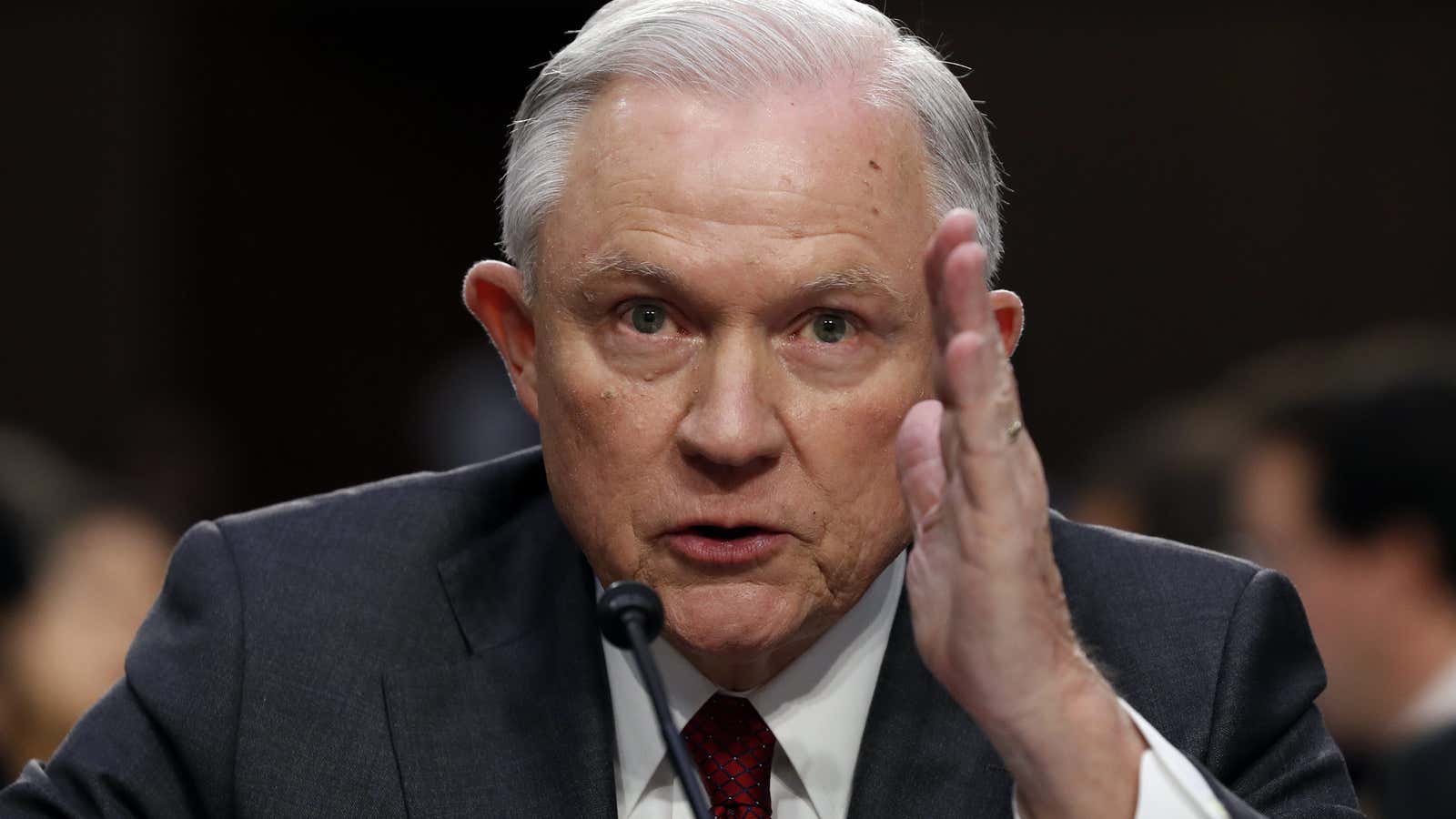 Is Sessions setting the policy?